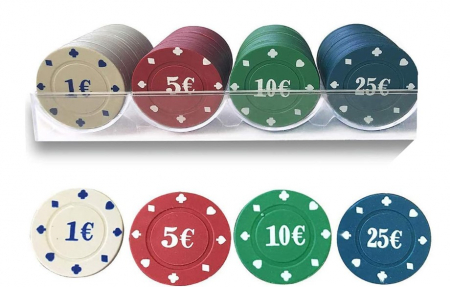 Set Poker CELhome – 100 Fise Profesionale cu Cutie Metalica [2]