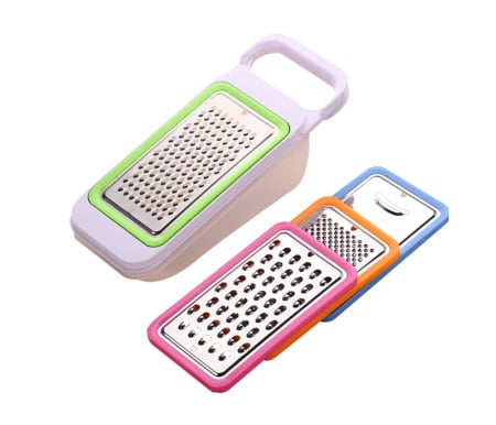 Categorii de produse - Set Razatoare cu Bol 4 Piese – Inox si PVC, Rastel Interschimbabil, Bol Colectare Inclus, Design Compact si Functional