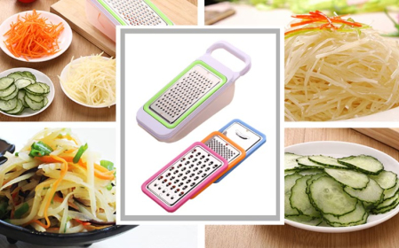 Set Razatoare cu Bol 4 Piese – Inox si PVC, Rastel Interschimbabil, Bol Colectare Inclus, Design Compact si Functional [2]