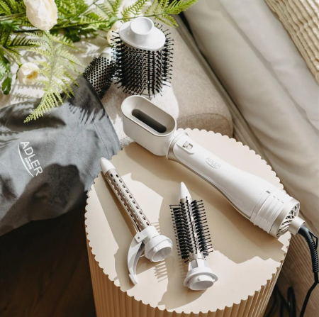 Styler 5-in-1 pentru par cu putere 1200 W, 5 accesorii interschimbabile – uscator, ondulator, perii, 2 trepte temperatura + functia „cool shot” [4]
