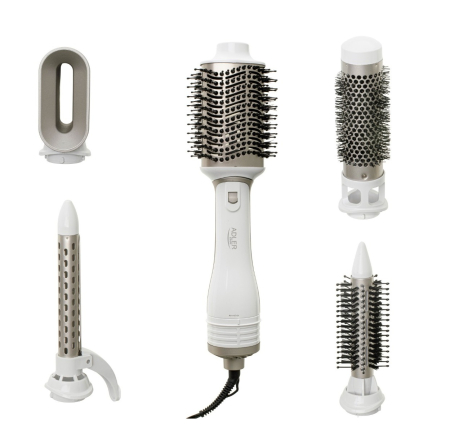 Produse Smart - Styler 5-in-1 pentru par cu putere 1200 W, 5 accesorii interschimbabile – uscator, ondulator, perii, 2 trepte temperatura + functia „cool shot”