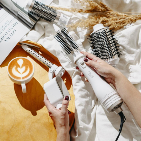 Styler 5-in-1 pentru par cu putere 1200 W, 5 accesorii interschimbabile – uscator, ondulator, perii, 2 trepte temperatura + functia „cool shot” [10]