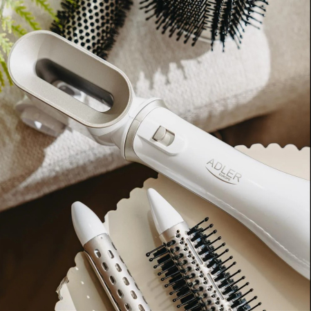 Styler 5-in-1 pentru par cu putere 1200 W, 5 accesorii interschimbabile – uscator, ondulator, perii, 2 trepte temperatura + functia „cool shot” [6]