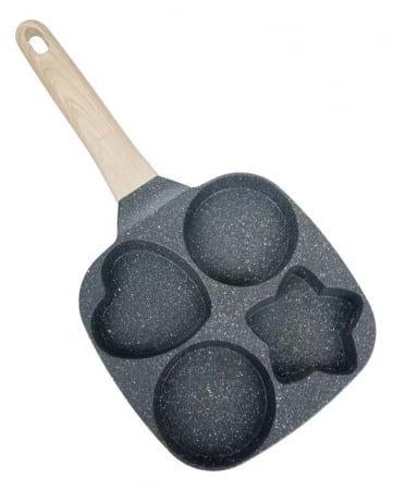Selecție de Produse Sub 100 RON - Tigaie grill cu 4 compartimente din ceramica antiaderenta CELhome
