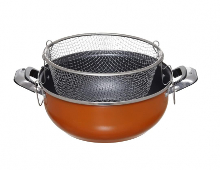 Tigaie pentru prajit si gatit -CELhome- non stick cu cos prajire 28 cm, antiaderenta, usor de curatat [9]