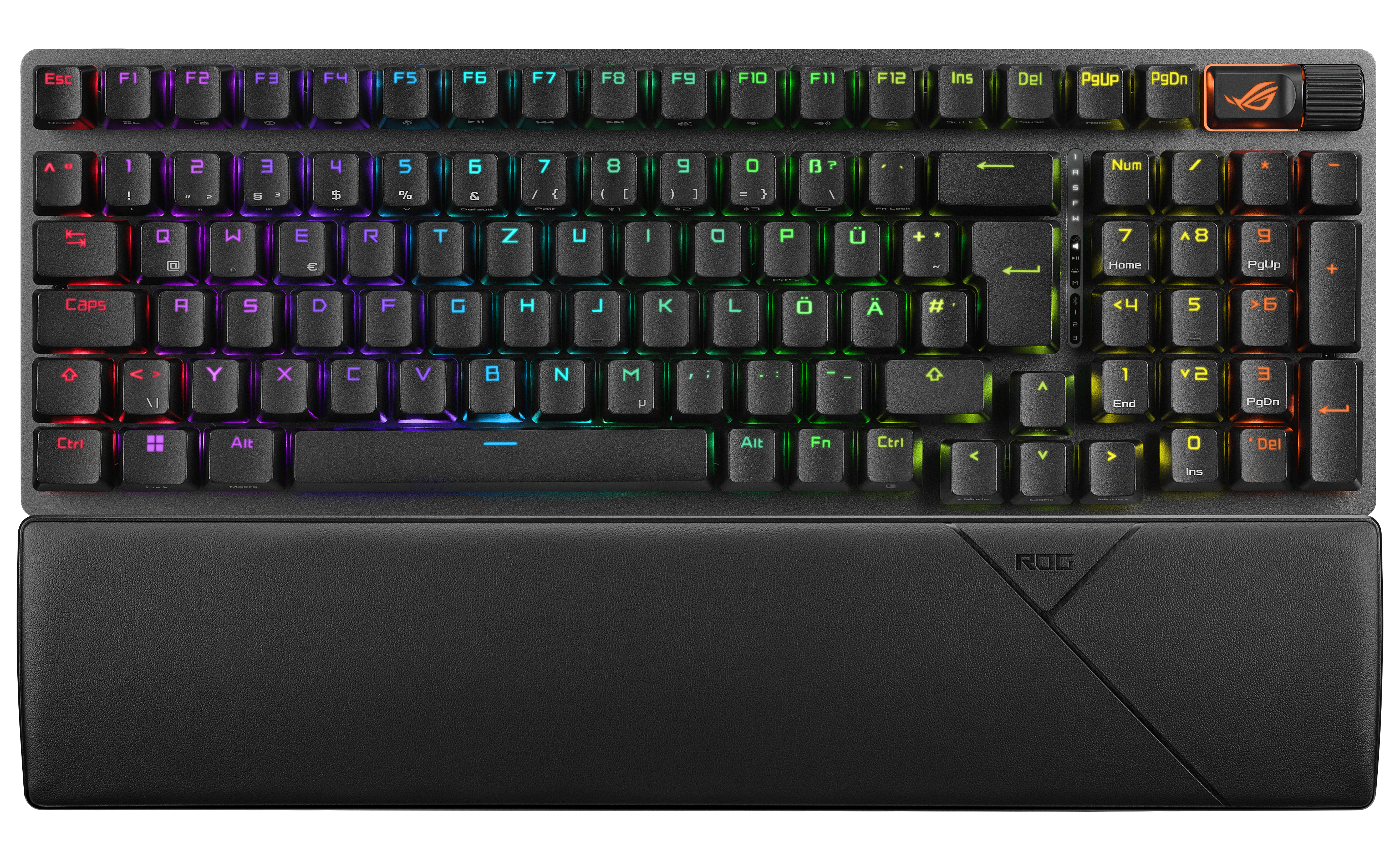 ASUS ROG Strix Scope II 96 Wireless keyboard Gaming USB + RF Wireless + Bluetooth QWERTZ German Black [1]