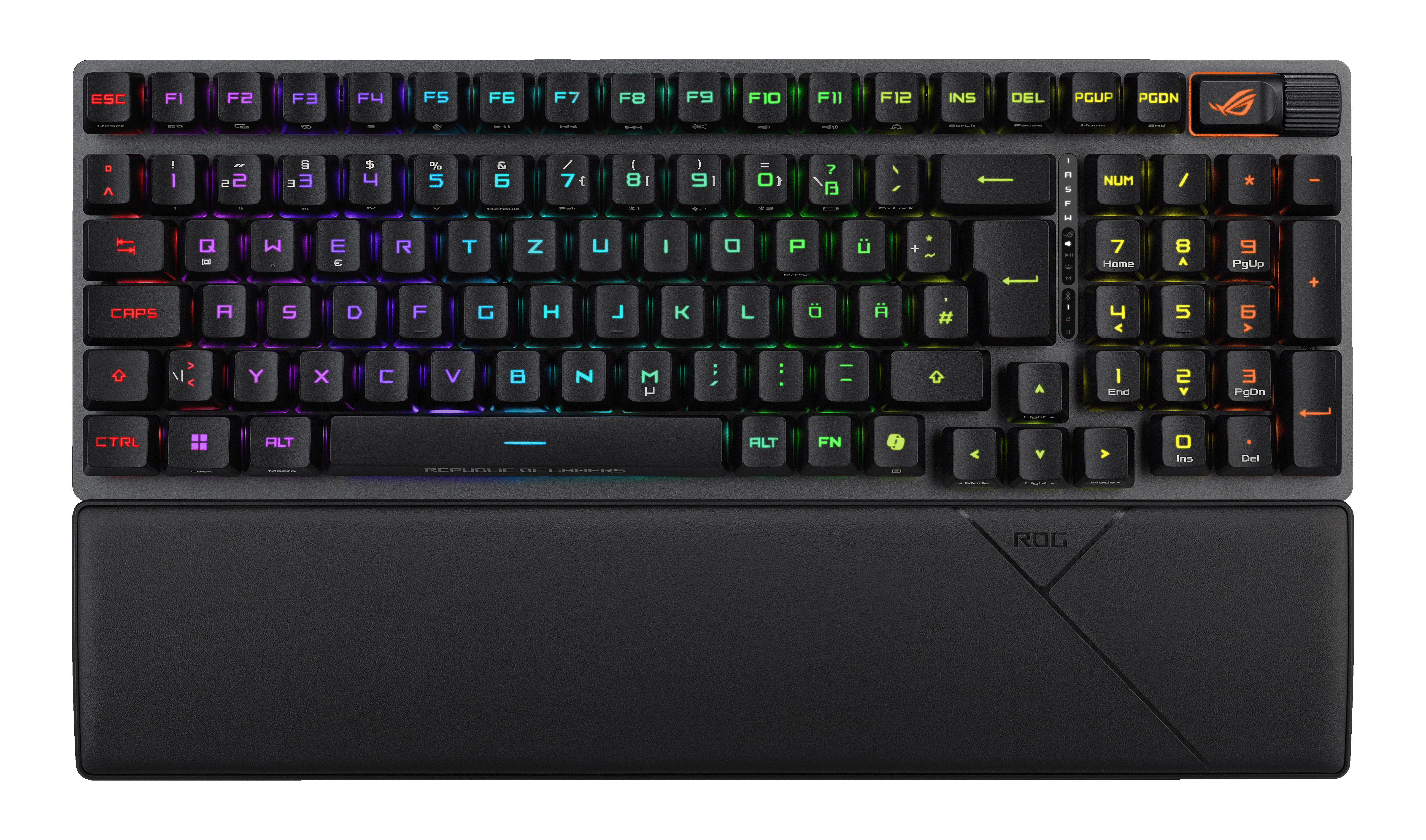 ASUS ROG Strix Scope II 96 RX Wireless keyboard Gaming USB + RF Wireless + Bluetooth Black [1]