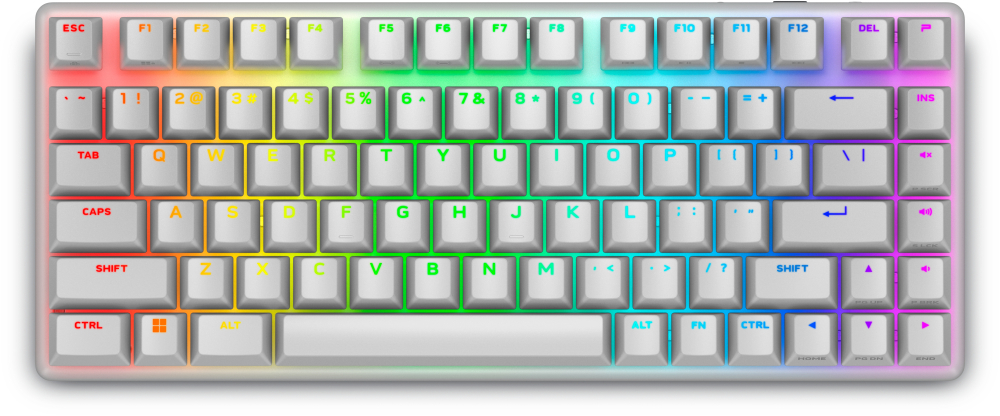 Alienware Pro Wireless Gaming keyboard USB + RF Wireless + Bluetooth White [3]