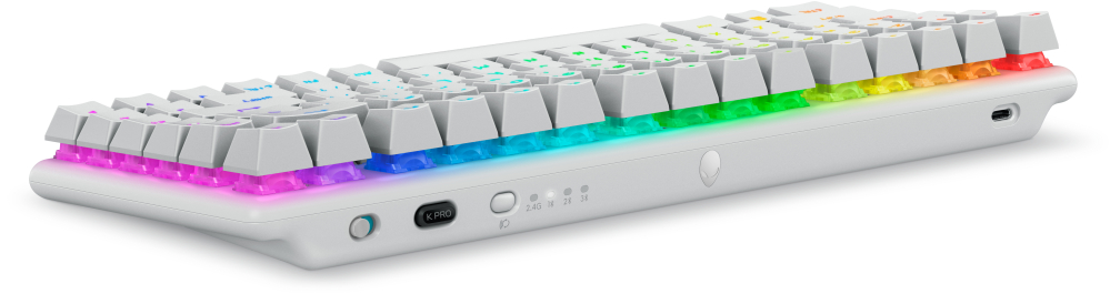 Alienware Pro Wireless Gaming keyboard USB + RF Wireless + Bluetooth White [5]