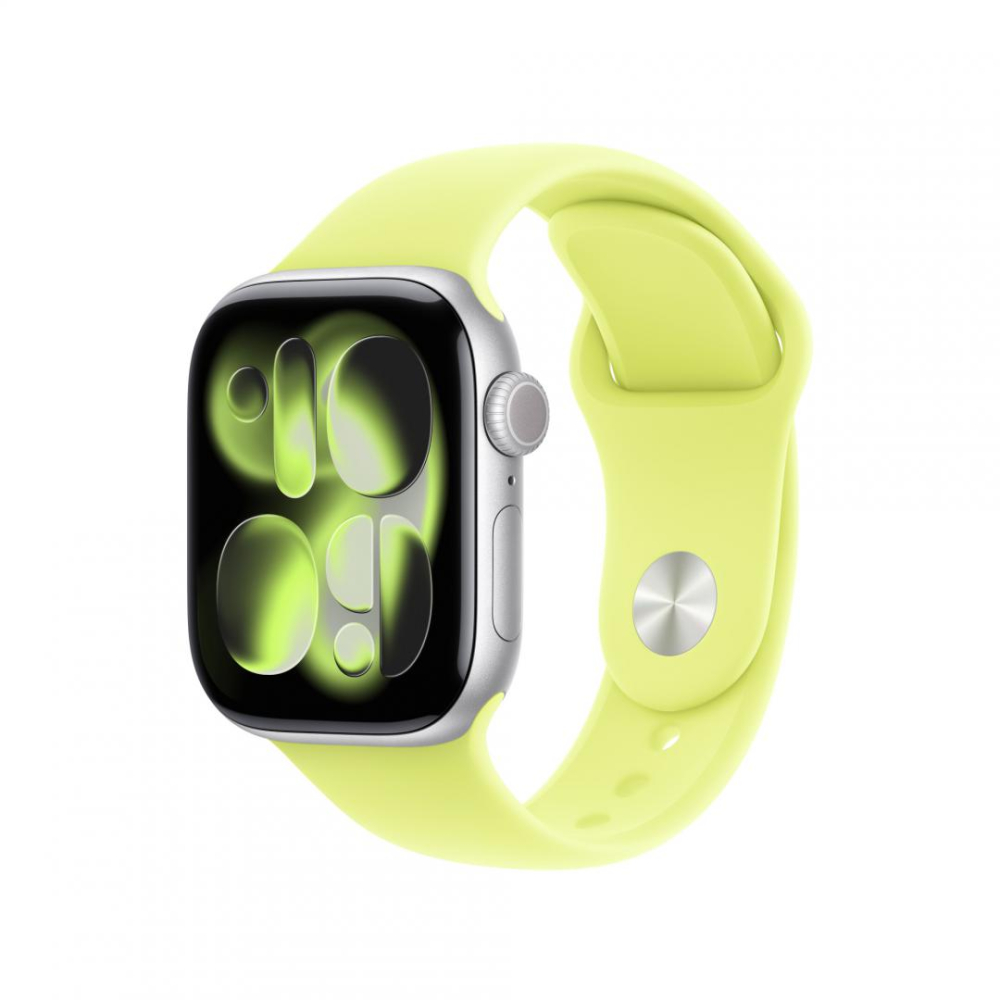 Apple Watch 42mm Neon Yellow Sport Band - S/M [3]
