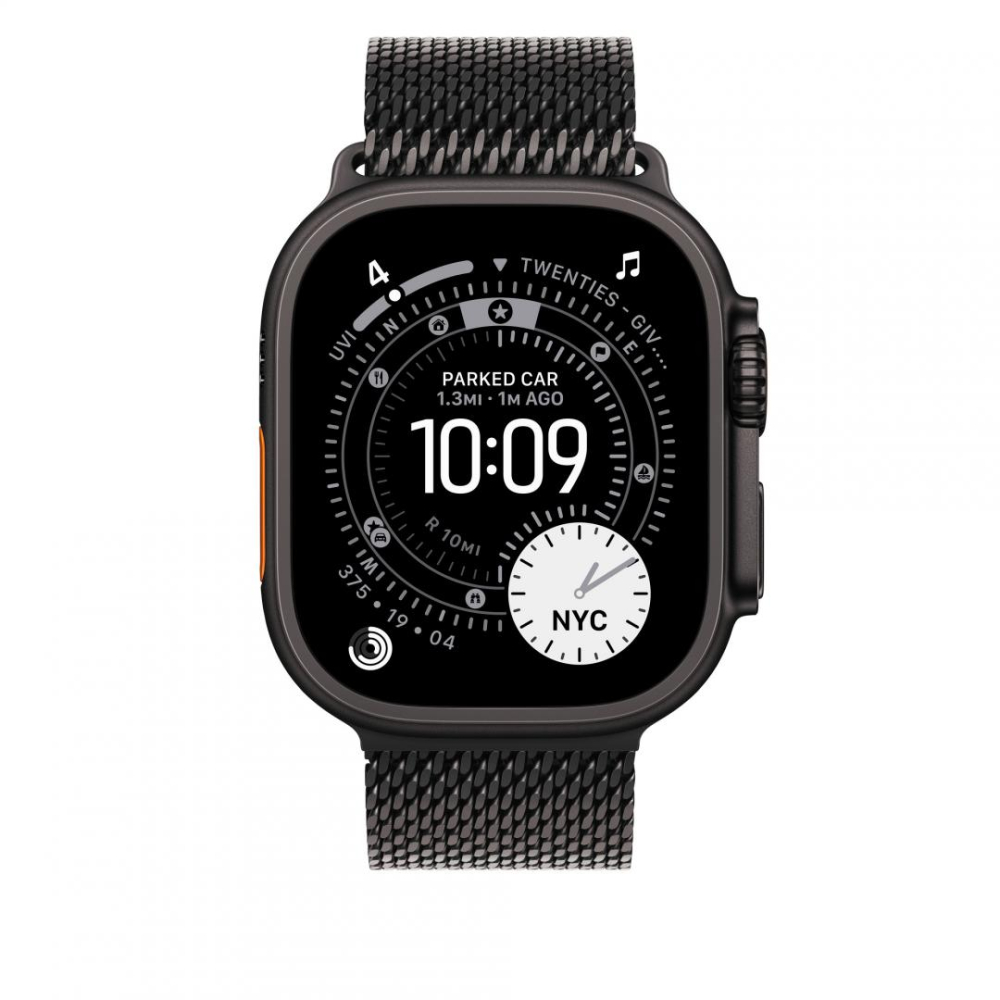 Apple Watch 49mm Black Titanium Milanese Loop - Small [3]