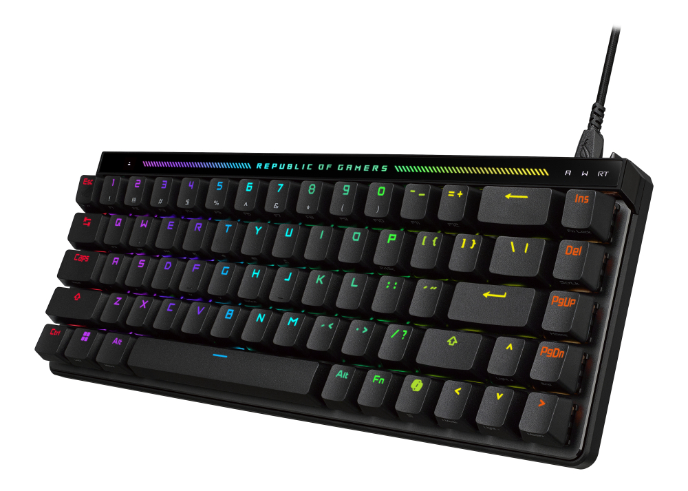 ASUS ROG Falchion Ace HFX keyboard Gaming USB QWERTZ German Black [6]