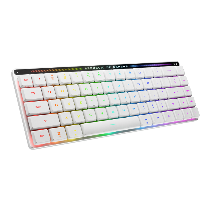 ASUS ROG Falchion RX Low Profile keyboard Gaming USB + RF Wireless + Bluetooth QWERTZ White [4]