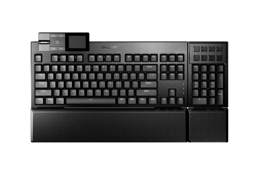 be quiet! Dark Mount Silent Linear US ANSI keyboard Gaming USB QWERTY US English Black [3]