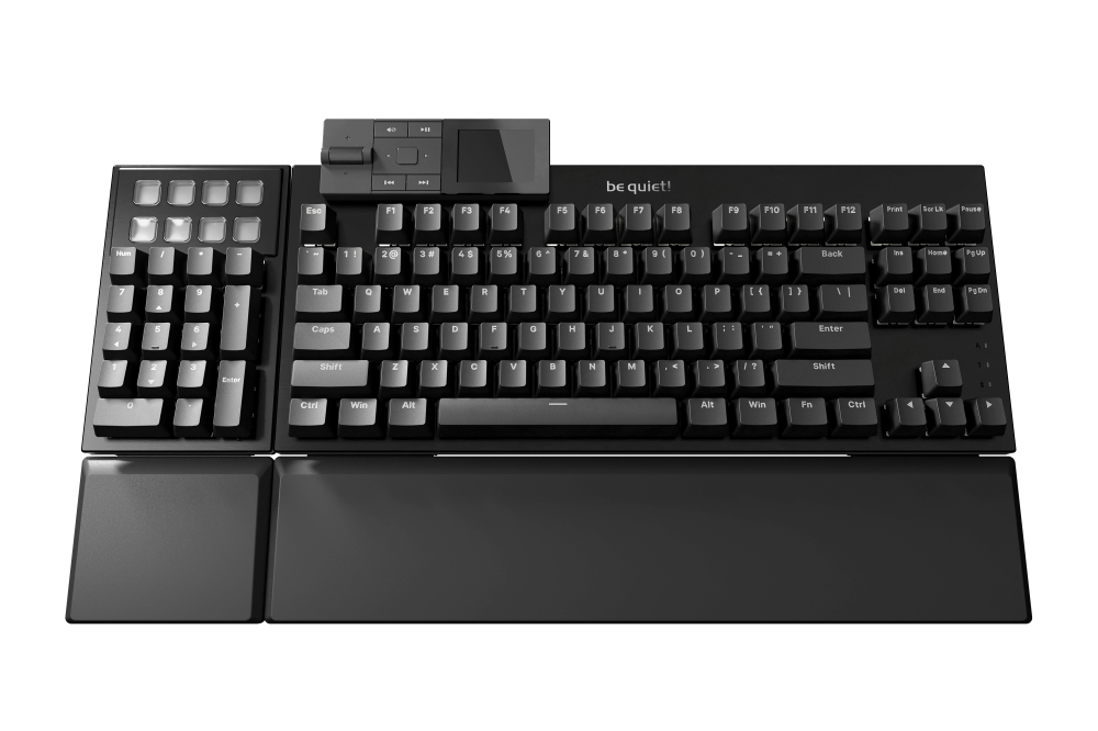 be quiet! Dark Mount Silent Linear US ANSI keyboard Gaming USB QWERTY US English Black [5]