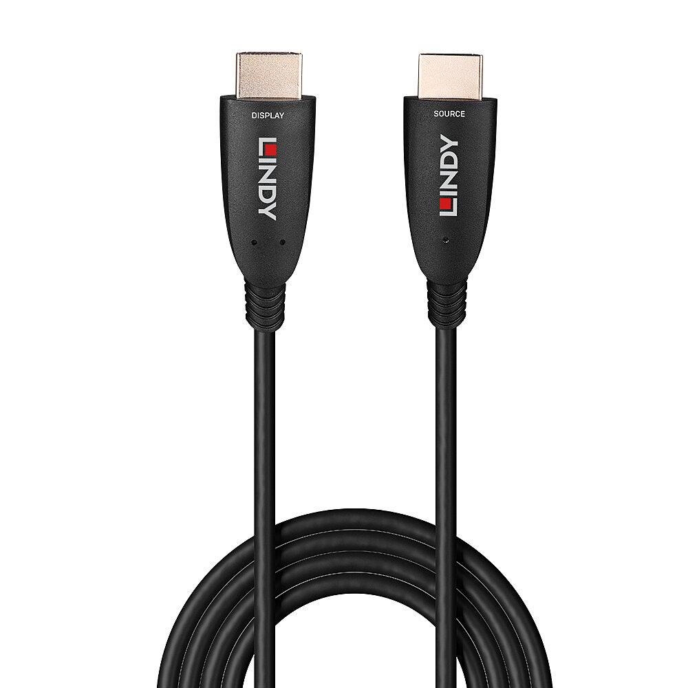 Cablu Lindy 10m Hybrid HDMI 8k60, latime de banda suportata 48Gbps, rezolutie maxima 7680x4320@60Hz 4:2:0 10bit, 3840x2160@120Hz 4:4:4 10bit [4]