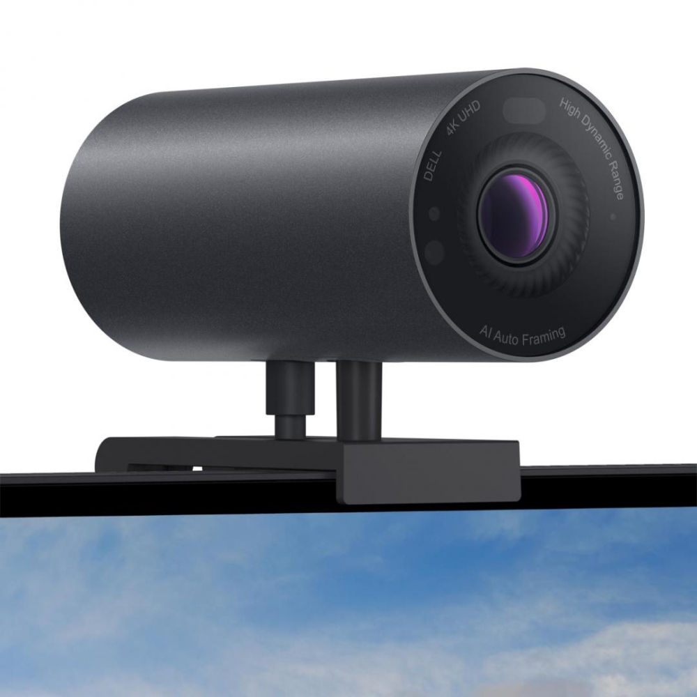 Camera Web DELL UltraSharp Webcam, rezolutie video 4K, USB-C, Negru [8]