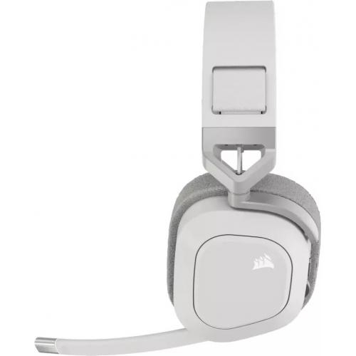 Casti Gaming Head-band Corsair HS80 MAX WIRELESS, Fara Fir, Noise-canceling, Alb [2]