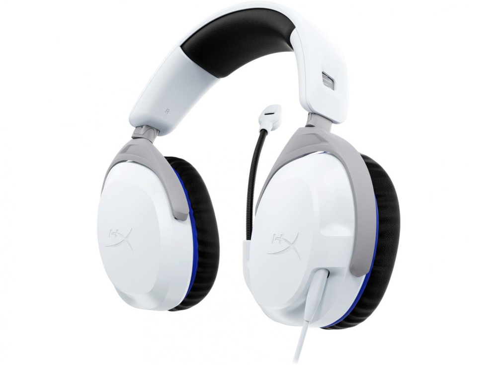 Casti Gaming Head-band HyperX CloudX Stinger 2, Cu fir, Noise-canceling, Alb [3]