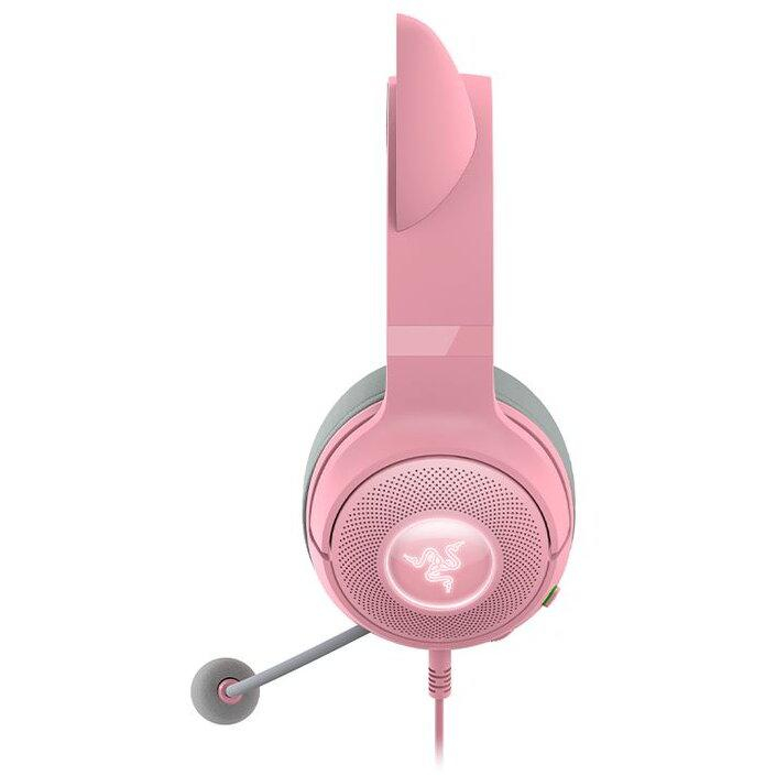 Casti Gaming Head-band Razer Kraken Kitty V2, Wired, Noise-canceling, Negru [2]