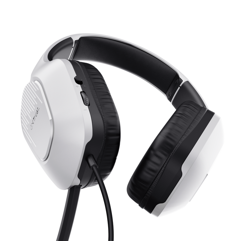 Casti Gaming Head-band Trust GXT 415W Zirox, Wired, Alb [4]