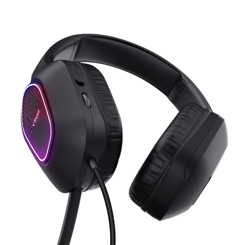 Casti Gaming Head-band Trust GXT 416 Zirox, Wired, Negru [2]
