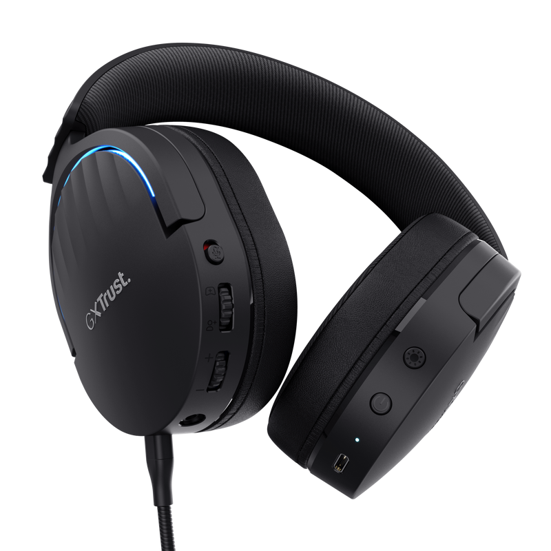 Casti Gaming Head-band TRUST GXT 491 Fayzo, Wireless, Negru [4]