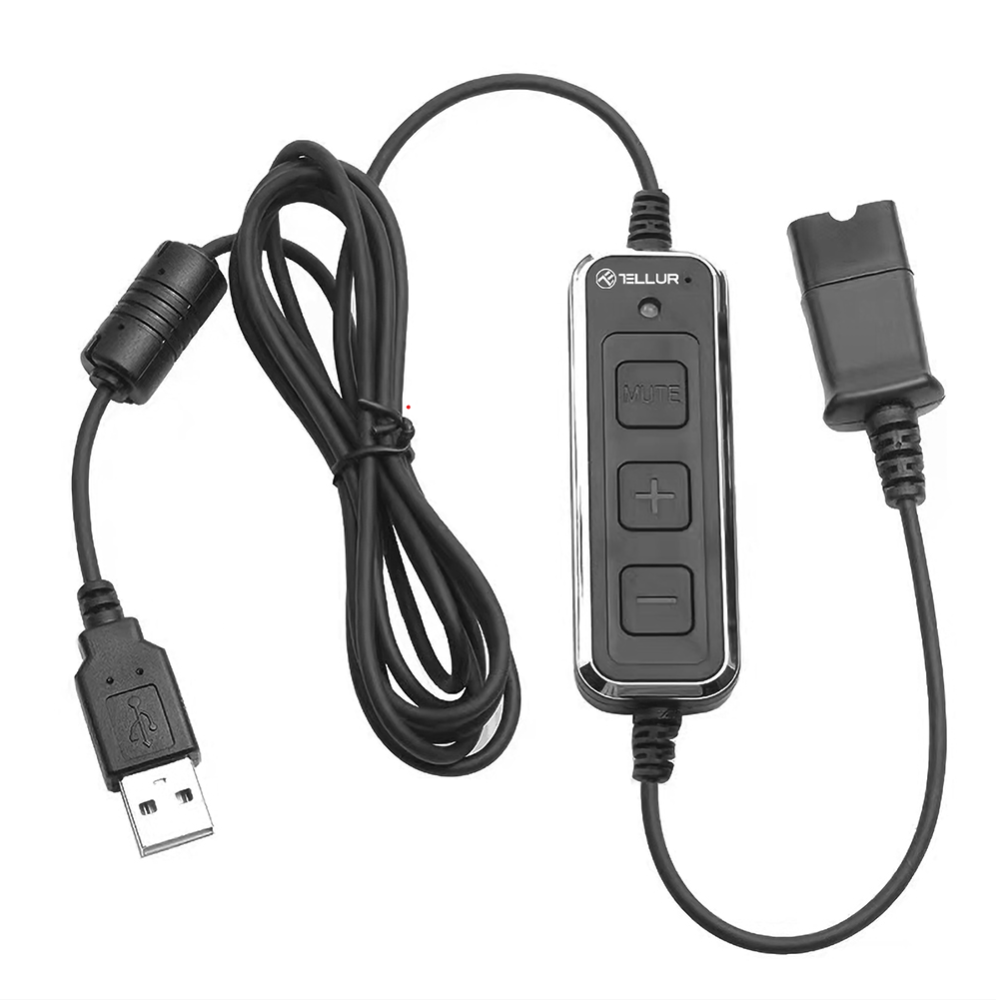 Casti Head-band TELLUR Voice 520N, Wired, Negru [3]