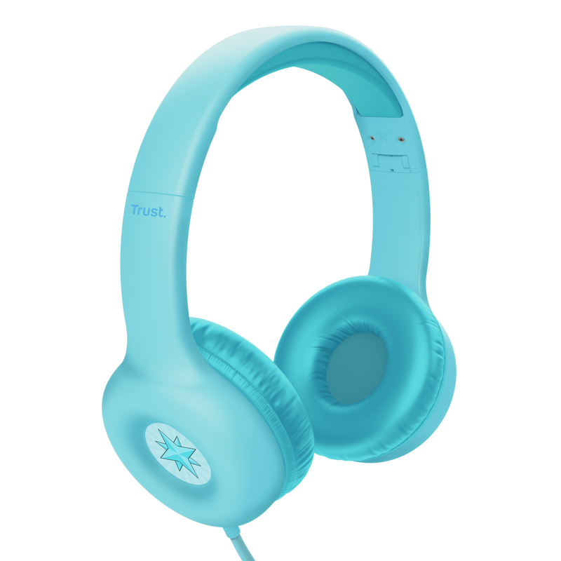 Casti Head-band TRUST Nouna, Wired, Albastru [3]