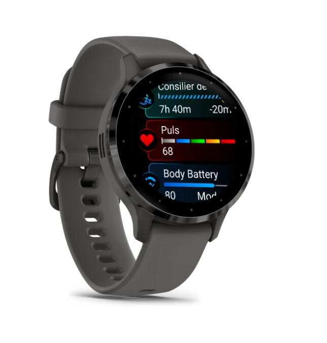 Ceas Garmin Venu 3S Pebble Gray Slate [3]