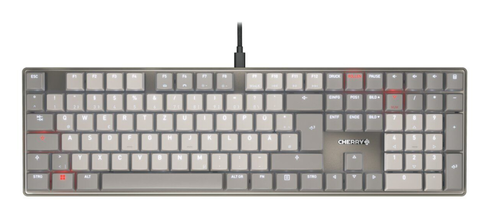 CHERRY KC 500 MX LP keyboard Home/Office USB QWERTZ German Grey [2]