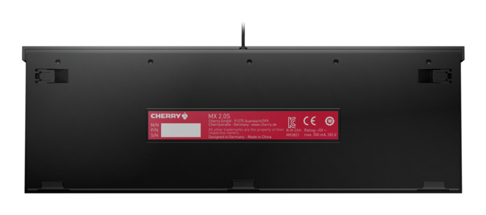 CHERRY MX 2.0S keyboard Gaming USB QWERTZ German Black [6]