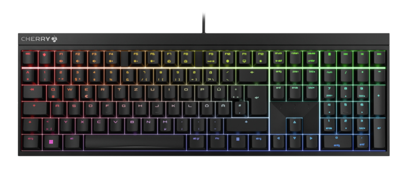 CHERRY MX 2.0S keyboard Gaming USB QWERTZ German Black [2]