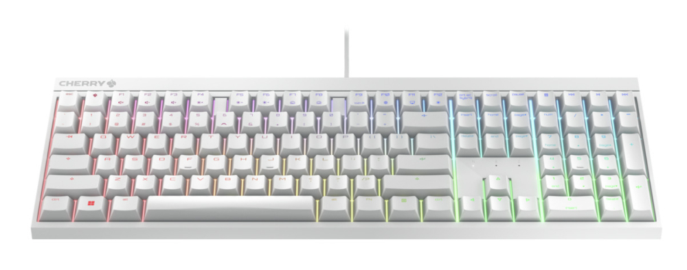 CHERRY MX 2.0S keyboard Gaming USB QWERTZ German White [3]
