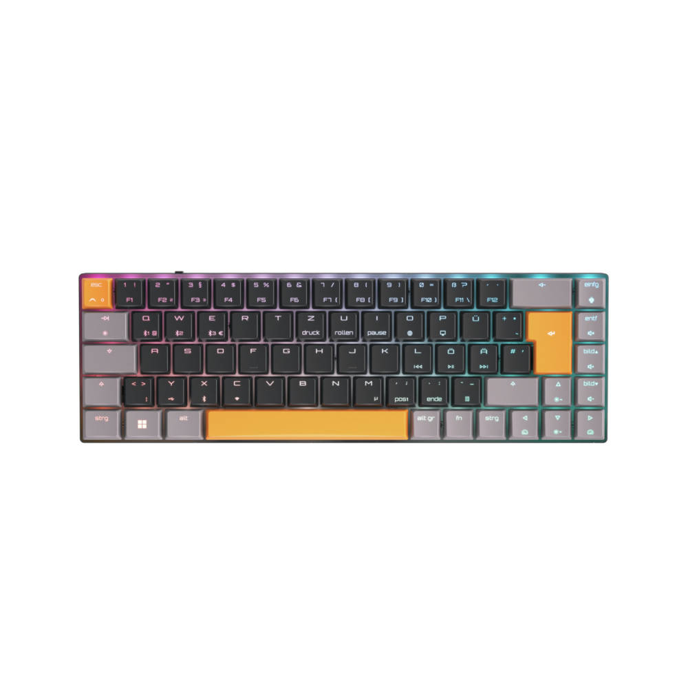 CHERRY MX-LP 2.1 Compact Wireless keyboard Gaming RF Wireless + Bluetooth QWERTZ German Black [2]