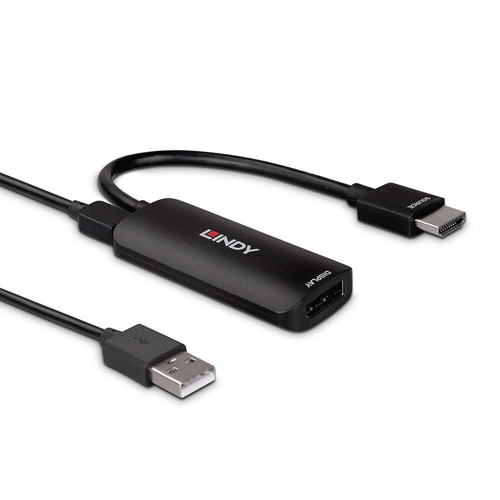 Convertor HDMI 8K60 la Port Display 1.4, latime de banda suportata 48Gbps, rezolutie maxima suportata intrare 840x2160@120Hz 4:4:4 8Bit 7680x4320@60Hz 4:2:0 8Bit, rezolutie maxima suportata iesire, 3840x2160@ 120Hz 4:4:4 8Bit 7680x4320@60Hz 4:2:0 8Bit, chipset LT6711GX_U2, negru [4]