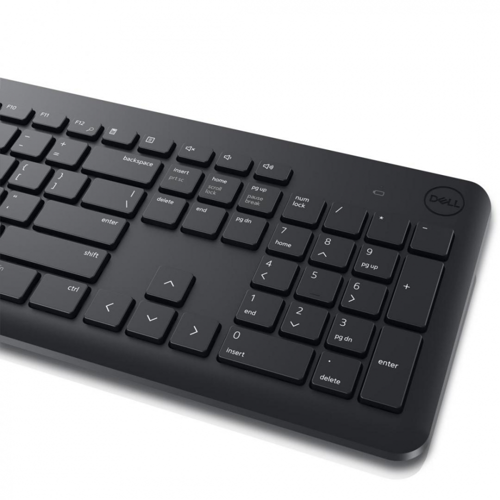 Dell Kit Mouse and Keyboard KM3322W Wireless, QWERTZ Romanian Layout, Device Type: Keyboard and mouse set, Wireless Receiver: USB wireless receiver, Connectivity Technology: Wireless, Interface: 2.4 G [6]