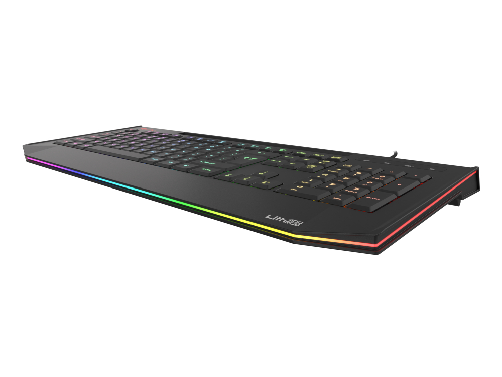 GENESIS Lith 400 RGB keyboard Gaming USB QWERTY US International Black [9]