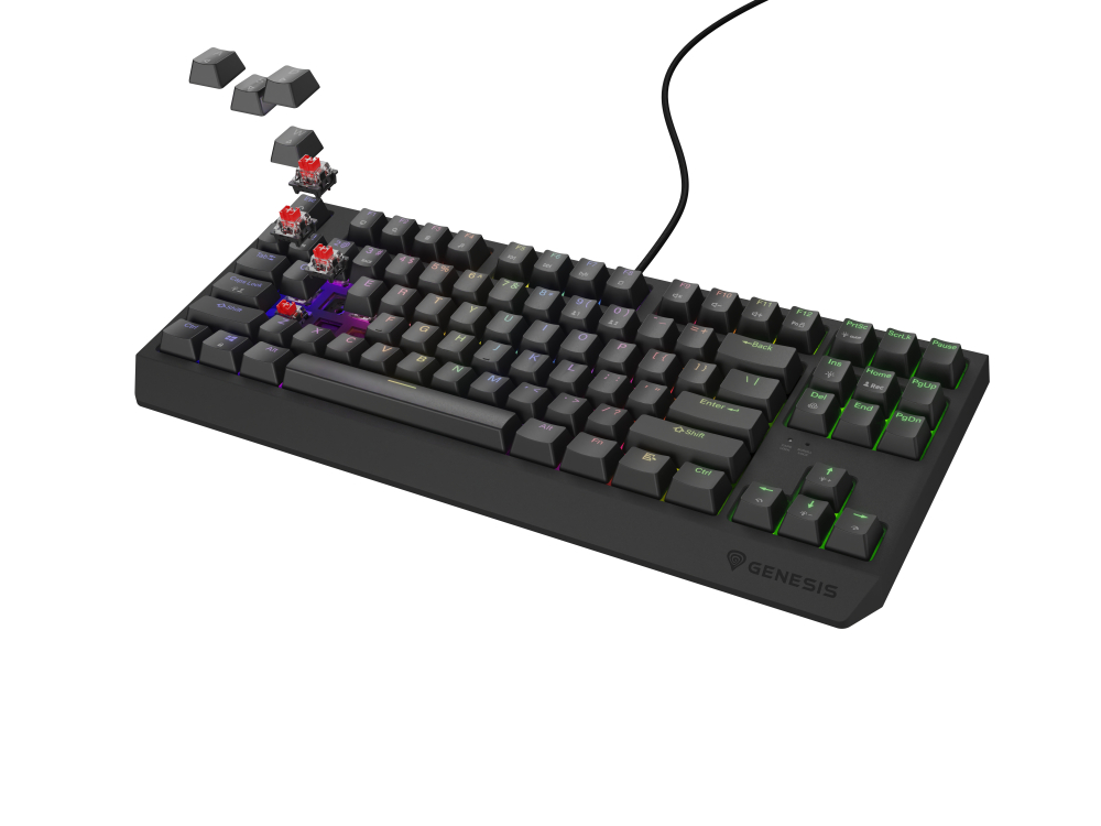GENESIS Thor 230 TKL keyboard Gaming USB + RF Wireless + Bluetooth QWERTY Black [2]