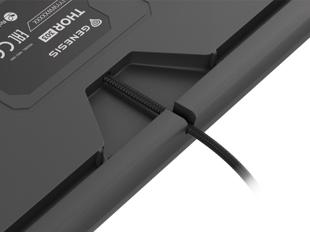 GENESIS Thor 303 keyboard Gaming USB QWERTY US International Black [6]