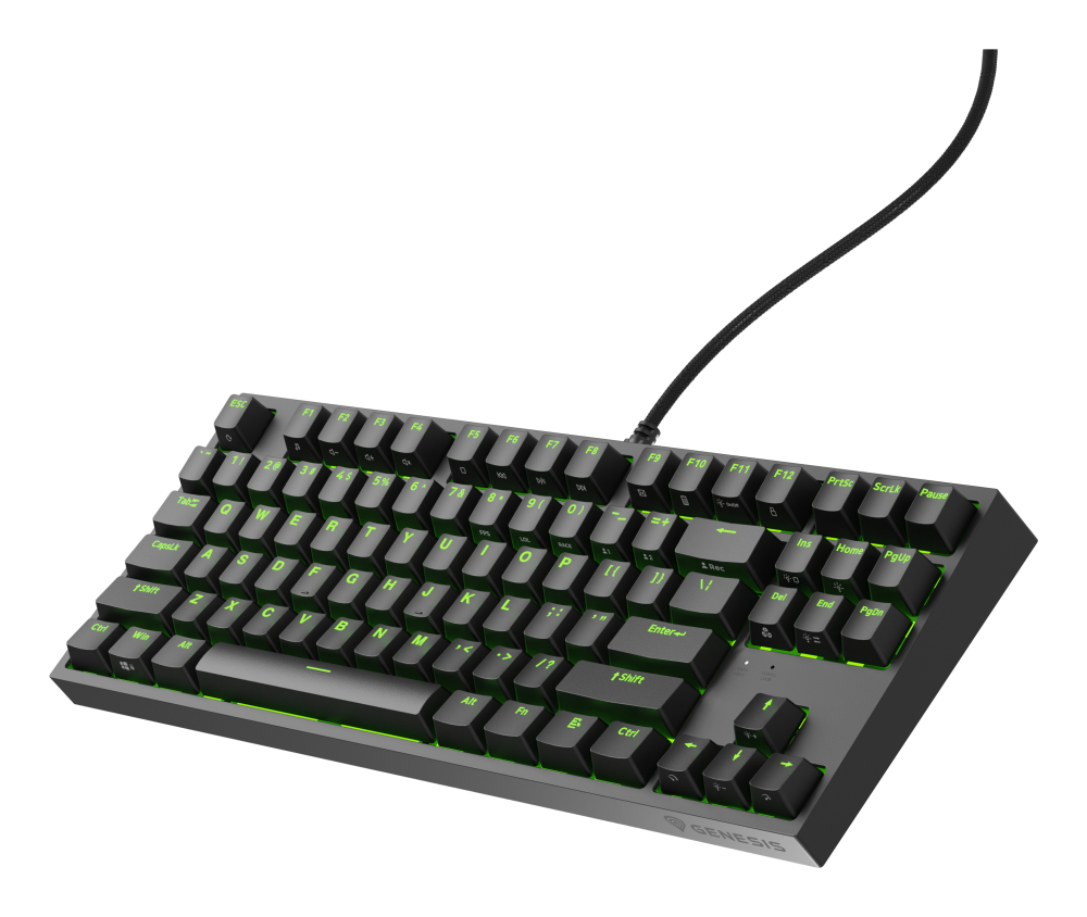 GENESIS Thor 404 TKL keyboard Gaming USB QWERTY US International Black [12]