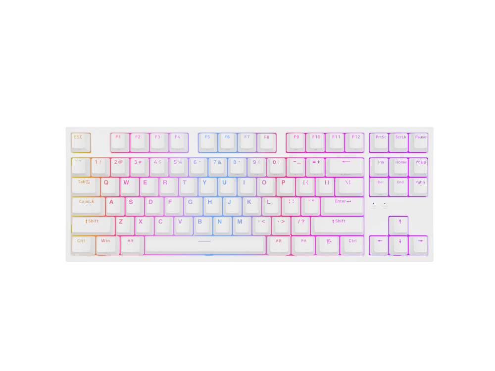 GENESIS Thor 404 TKL keyboard Gaming USB QWERTY US International White [3]