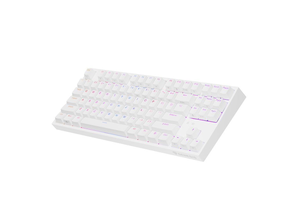 GENESIS Thor 404 TKL keyboard Gaming USB QWERTY US International White [11]