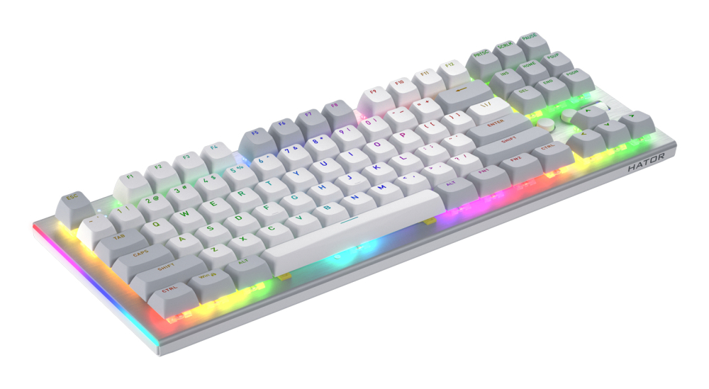 HATOR Gravity TKL keyboard Gaming USB QWERTY US English White [4]