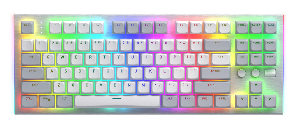 HATOR Gravity TKL keyboard Gaming USB QWERTY US English White [2]