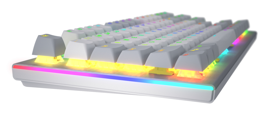 HATOR Gravity TKL keyboard Gaming USB QWERTY US English White [5]