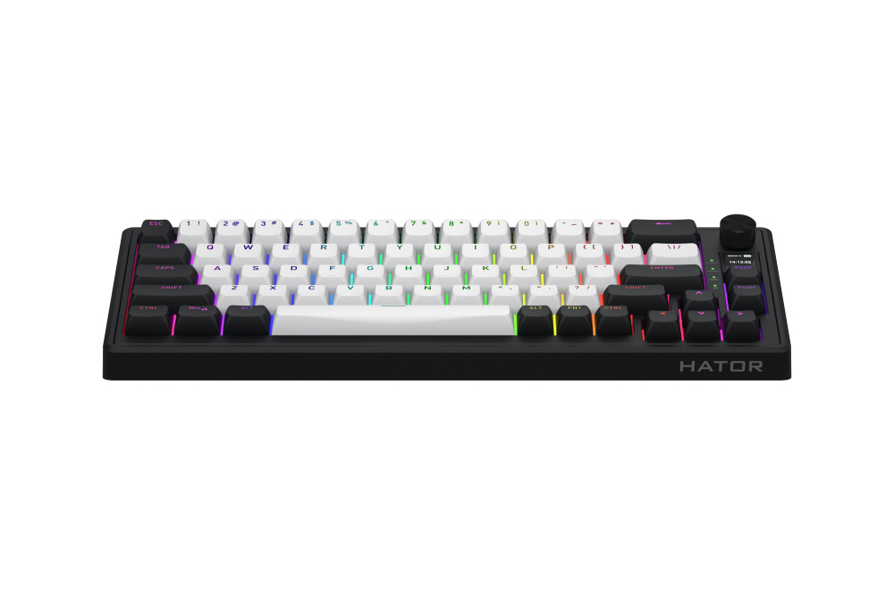 HATOR Skyfall 65 MAG ULTIMA 8K wireless keyboard Gaming USB + RF Wireless + Bluetooth QWERTY US English Black, White [3]