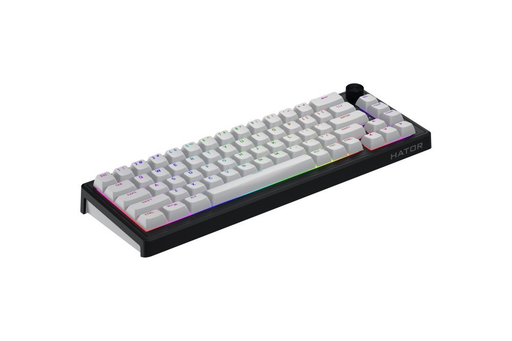 HATOR Skyfall Wireless 65 keyboard Gaming USB + RF Wireless + Bluetooth QWERTY US English Black, White [5]