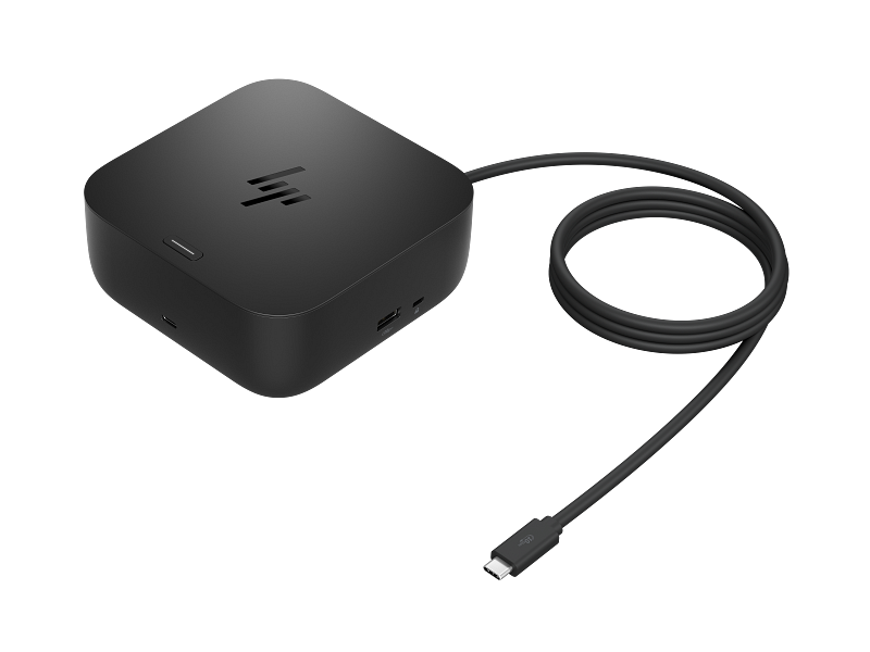 HP USB-C Dock G6 100W, Porturi: 2x USB Type-C (data & 15W USB Power Delivery)/ 1x USB Type-A 10Gbs/ 2x USB Type-A 5Gbs/ 2x DisplayPort 1.4/ 1x RJ-45/ 1x HDMI 2.1, Dimensiuni: 12.1 x 12.1 x 5.1 cm, Greutate: 0.68Kg, 3yw [1]