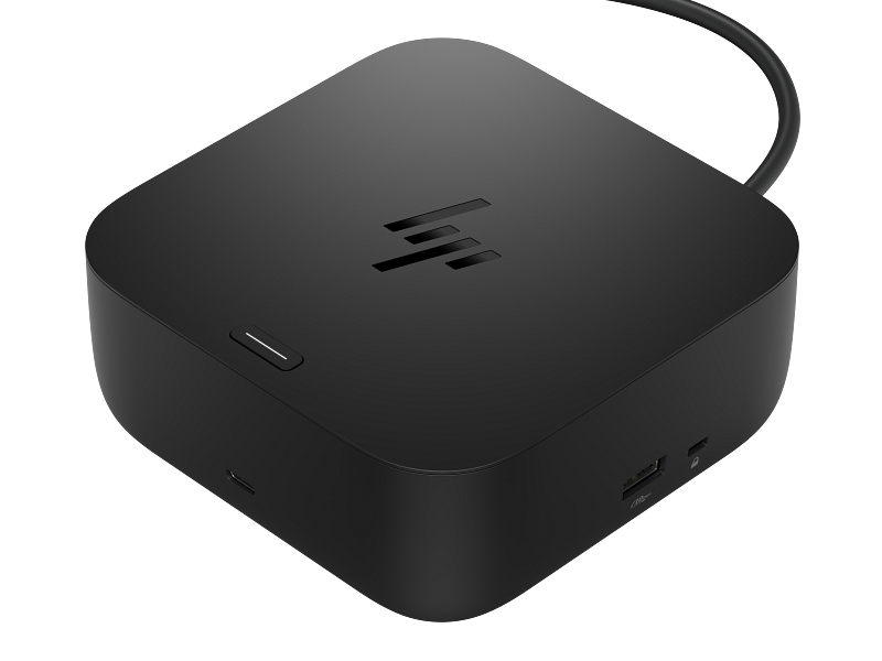 HP USB-C Dock G6 100W, Porturi: 2x USB Type-C (data & 15W USB Power Delivery)/ 1x USB Type-A 10Gbs/ 2x USB Type-A 5Gbs/ 2x DisplayPort 1.4/ 1x RJ-45/ 1x HDMI 2.1, Dimensiuni: 12.1 x 12.1 x 5.1 cm, Greutate: 0.68Kg, 3yw [3]